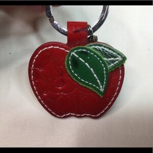 Coach Vintage Y2K Apple Bag Charm Keychain
